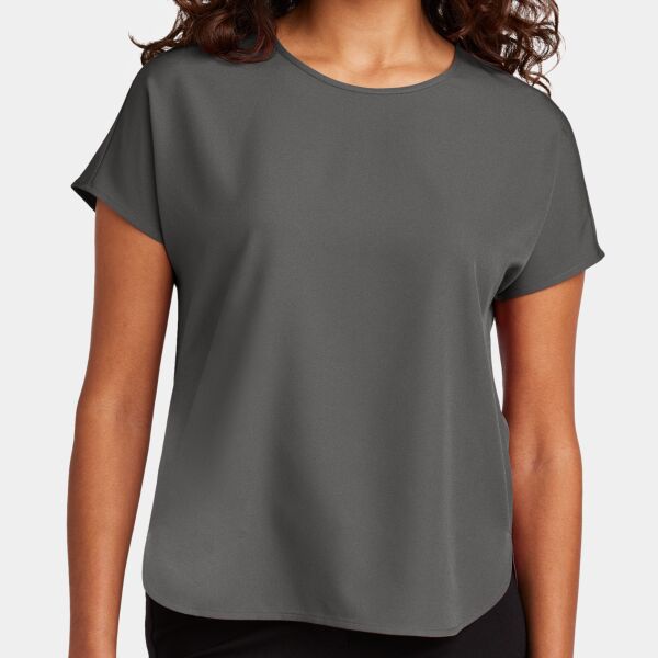 Women's Stretch Crepe Crew Thumbnail