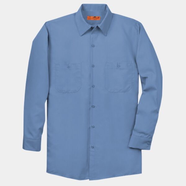 Long Size, Long Sleeve Industrial Work Shirt Thumbnail