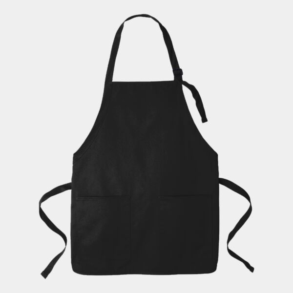 Medium Length Two Pocket Bib Apron Thumbnail