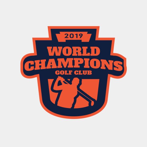 World Champions Golf club logo template Thumbnail