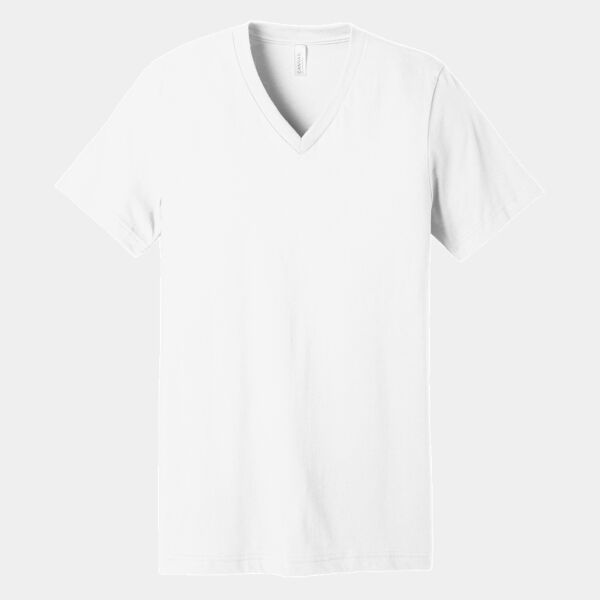 Unisex Jersey Short Sleeve V Neck Tee Thumbnail