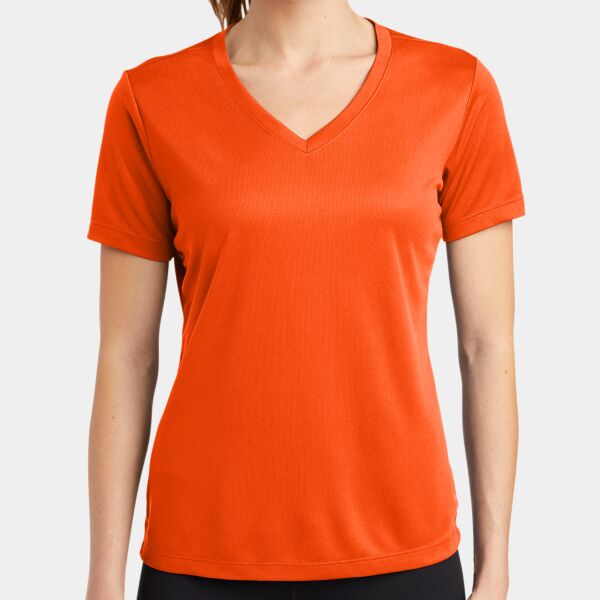 Ladies PosiCharge ® RacerMesh ® V Neck Tee Thumbnail